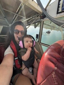 Postpartum Fitness Journey allowing us to fly to cool places and explore